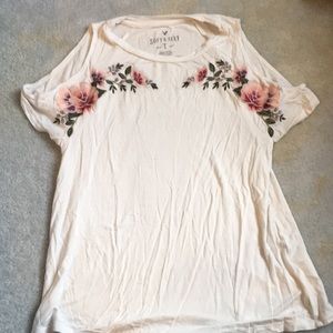 AE Soft & sexy cold shoulder tee
